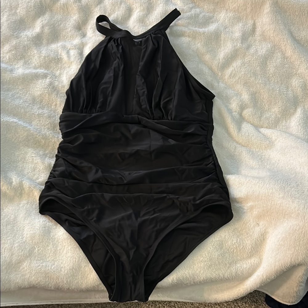 Black Halter Swimsuit